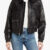 Uma Oversized Black Leather Women’s Amrika Jacket