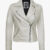 Women’s Off White Lambskin Leather Jacket