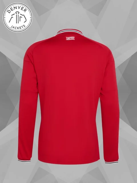 Adidas Manchester United Home Long Sleeve Jersey Red