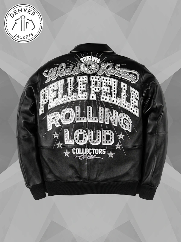 Pelle Pelle Rolling Loud Black Leather Jacket