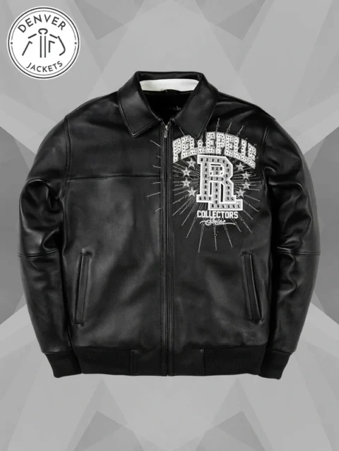 Rolling Loud Pelle Pelle Jacket Black Leather
