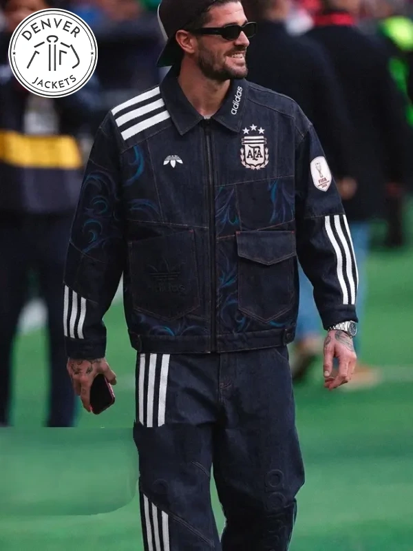 Adidas X Argentina World Cup Blue Denim Sports Jacket