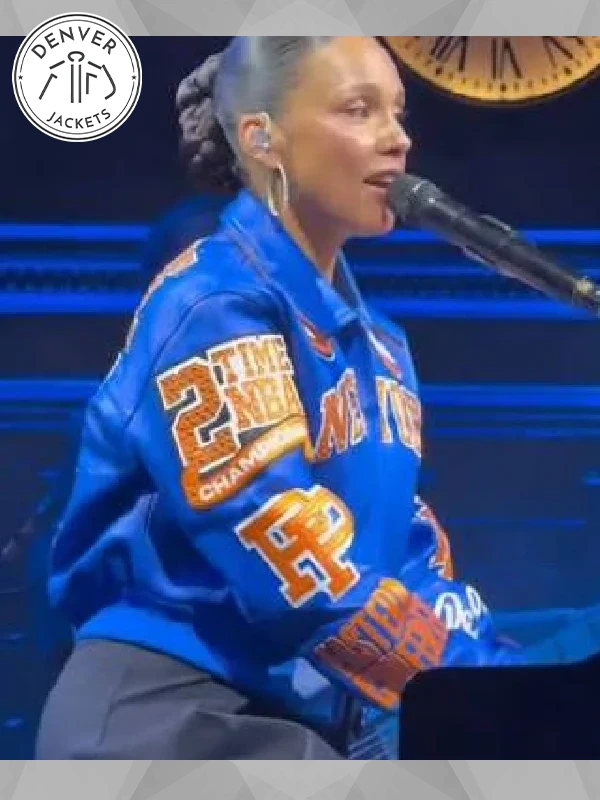 Alicia Keys Empire State Of Mind New York Knicks Jacket