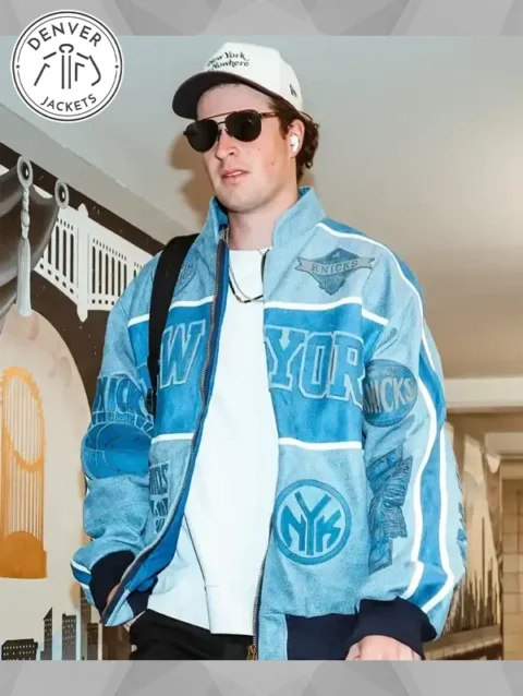 Cam Schlittler Knicks Blue Jacket