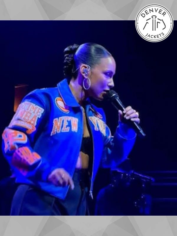 Pelle Pelle x FISLL for The City of Knicks Womens Crop Jacket