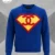 Superman Chanel Sweater Blue