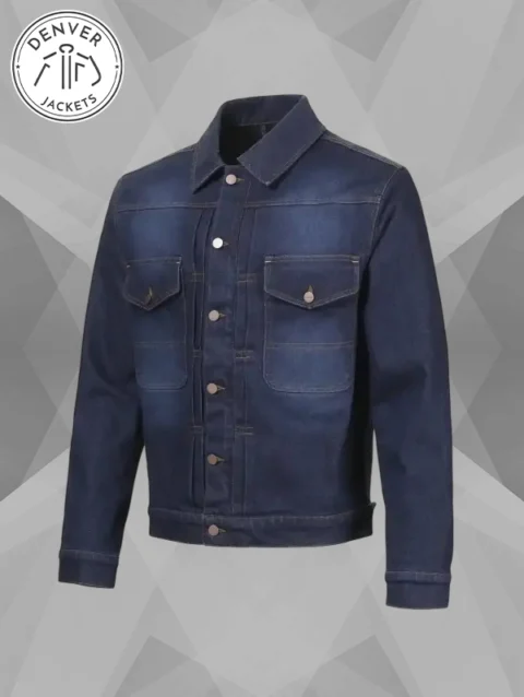 Triumph Jax Jacket Blue Denim Riding