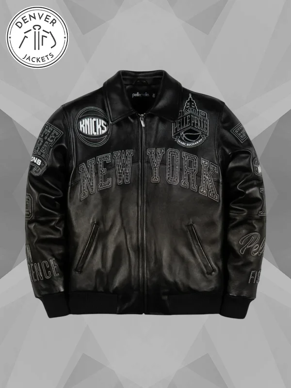 pelle pelle new york knicks leather jacket
