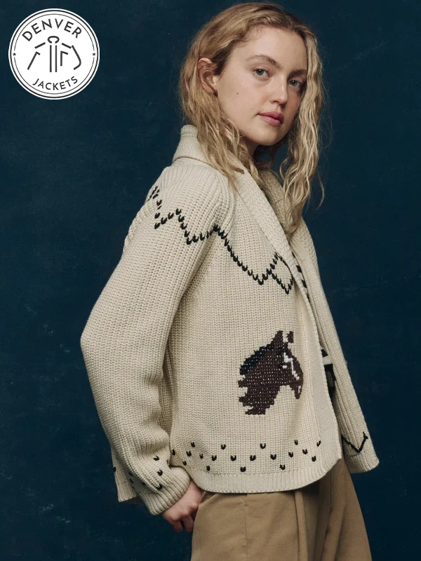 Sailboat Lodge cardigan knit sweater