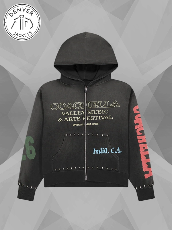 1999 Studded Zippy Coachella Hoodie