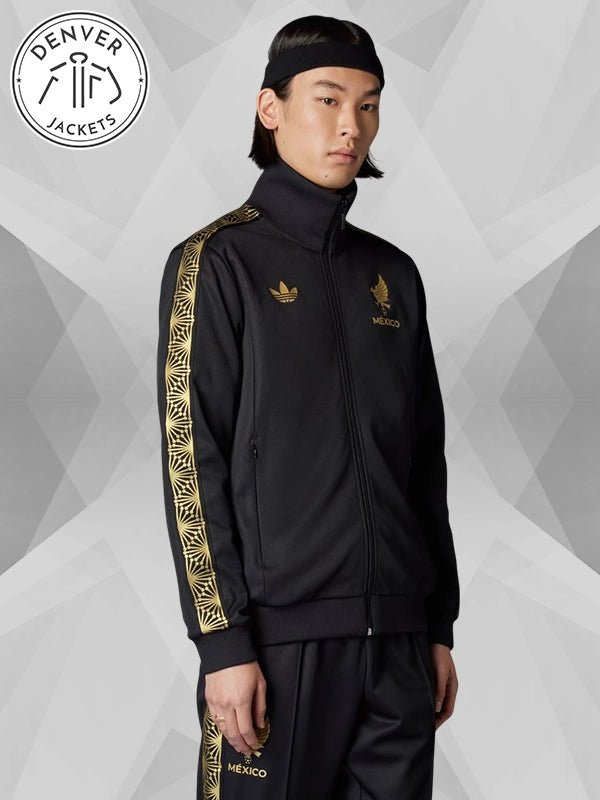 2025 Mexico Adidas Originals Gold Track Top Jacket