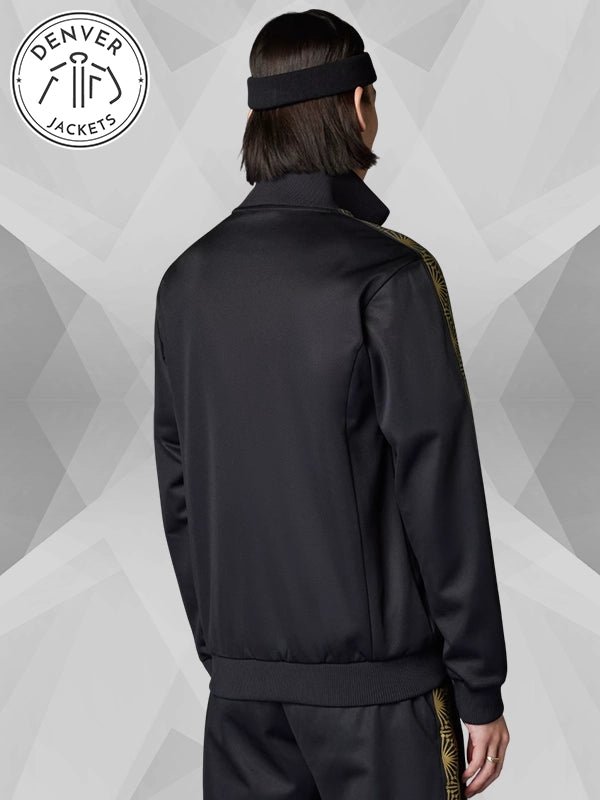 2025 Mexico National Soccer Team Adidas Originals Gold Track Jacket Black