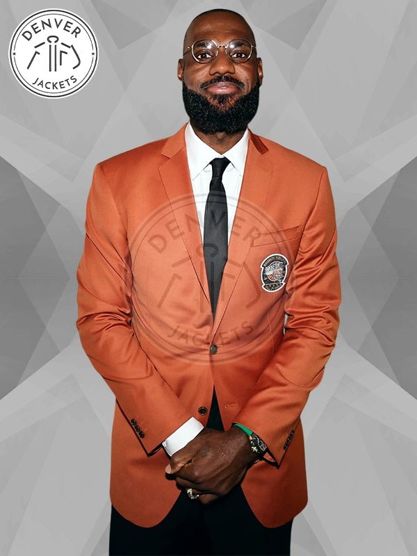 2025 NBA Hall Of Fame Orange Blazer LeBron James