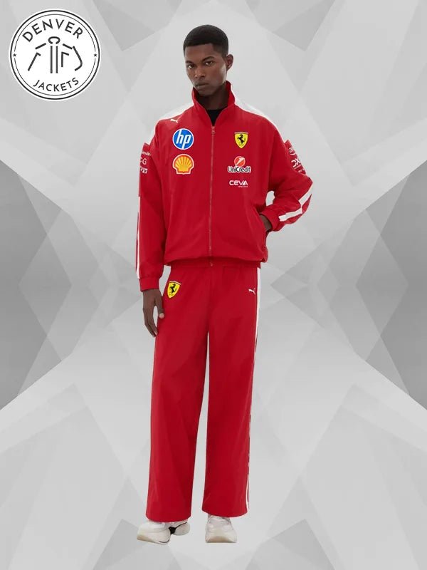 2025 Puma x Ferrari T7 drivers jacket Red