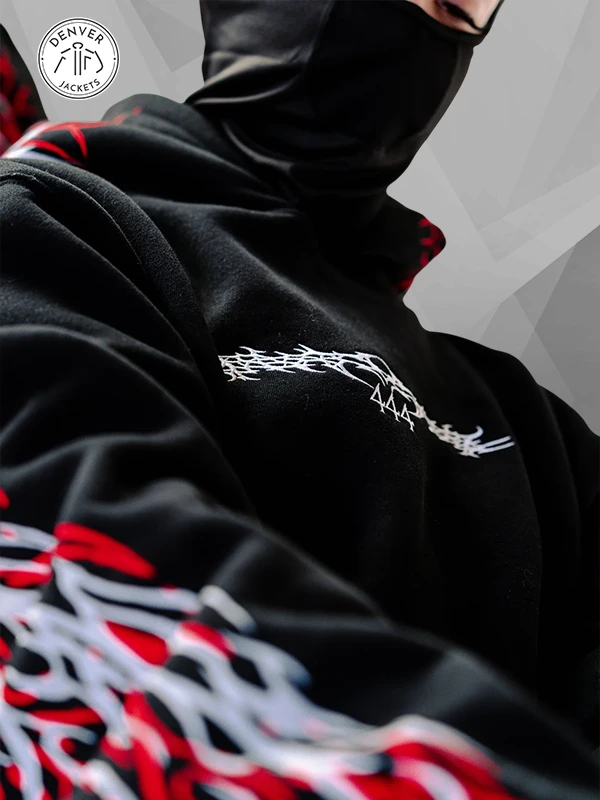 444 v3 reflective motorcycle hoodie