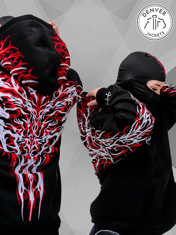 444racing v3 reflective hoodie