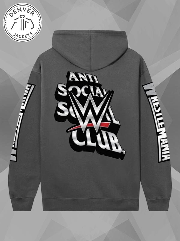 ASSC x WWE Wrestlemania Hoodie Grey