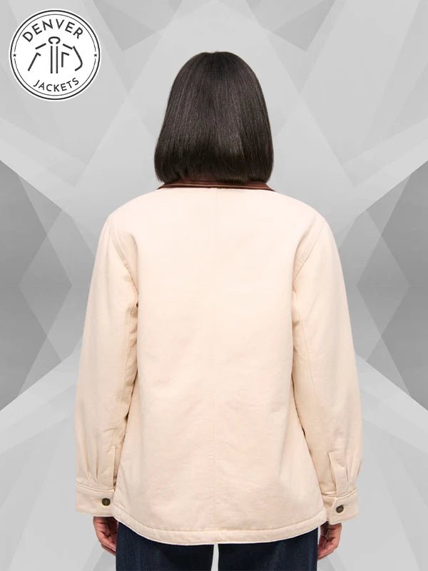 Abercrombie Women s Cream Workwear Jacket