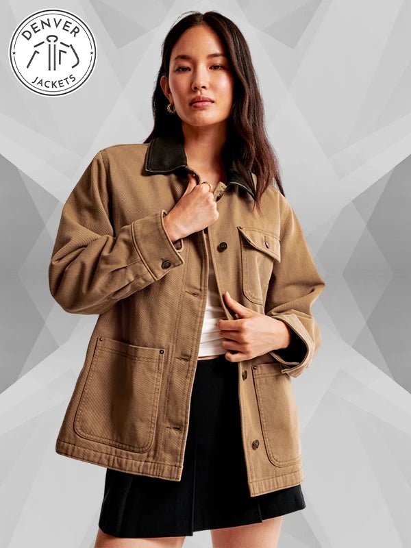 Abercrombie Women s Workwear Jacket Brown