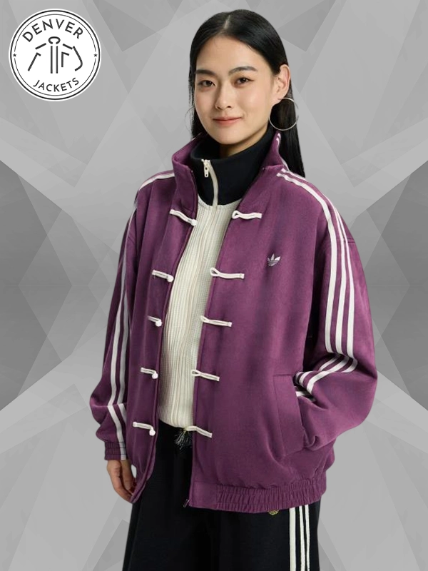 Adidas CTT Chinese Track Top 3.1 Casual Purple Jacket