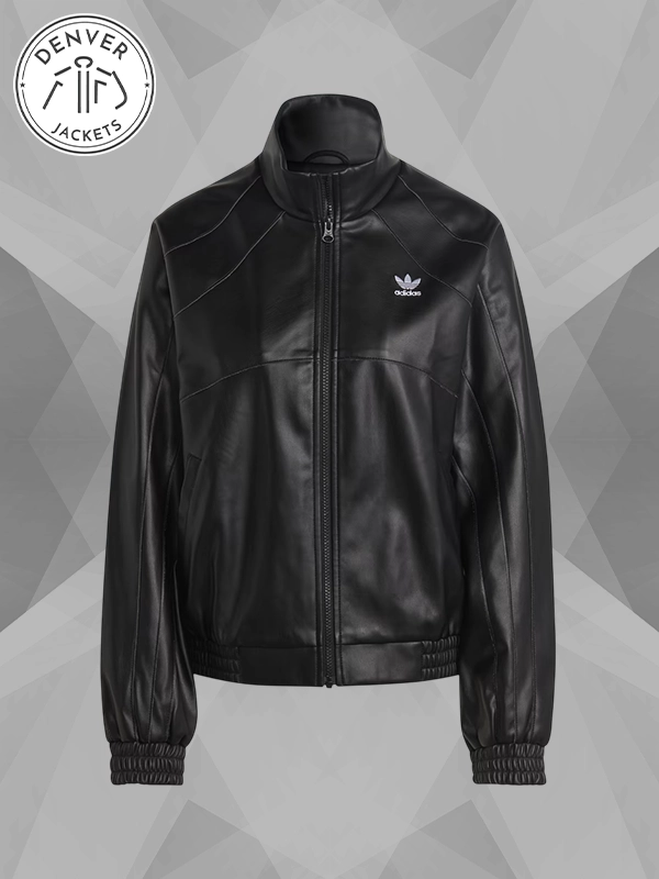 Adidas Leather Jacket Black