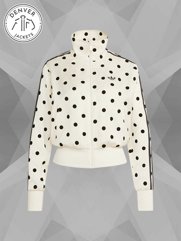 Adidas Polka Dot Jacket White