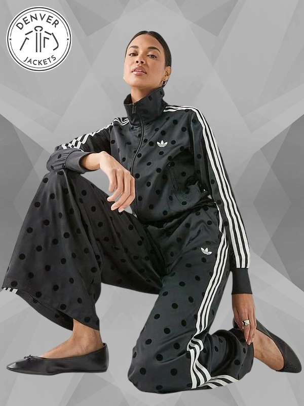 Adidas Polka Dots Black Tracksuit