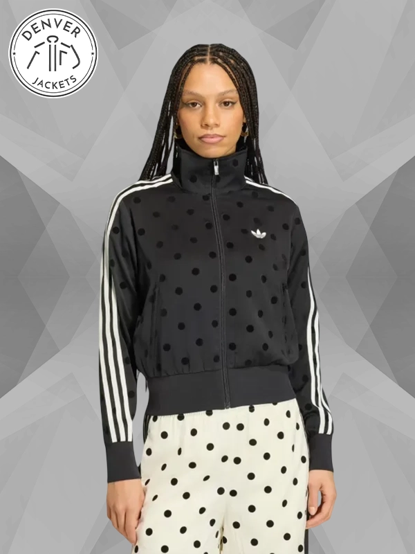 Adidas Polka Dots Jacket Black