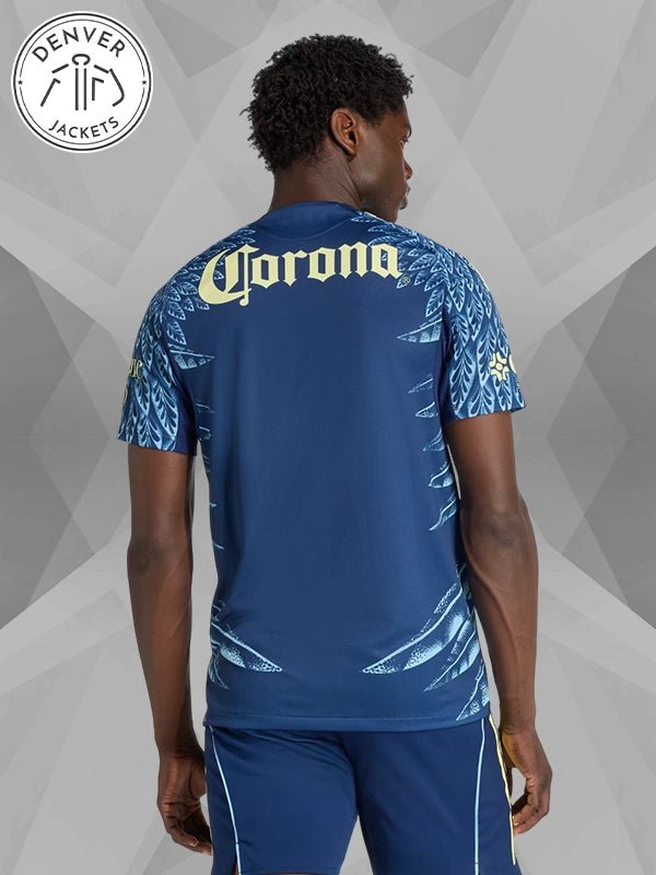 Adidas Club America 25 26 Away Authentic Jersey In Blue