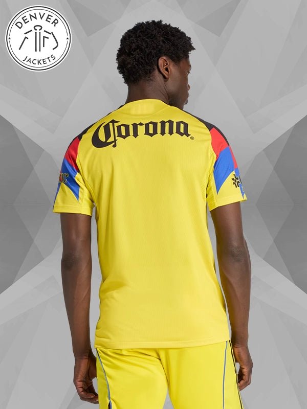 Adidas Club America 25 26 Home Authentic Jersey Yellow
