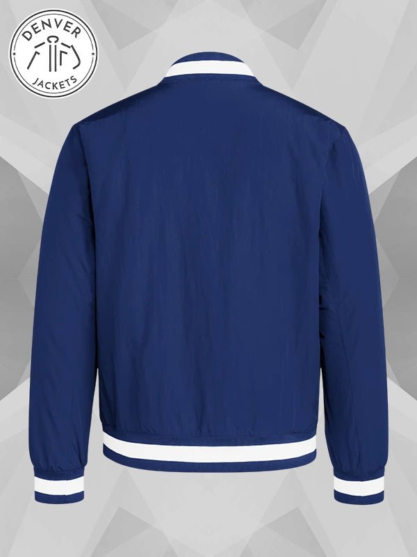 Adidas Dugout Coaches Blue Bomber Jacket