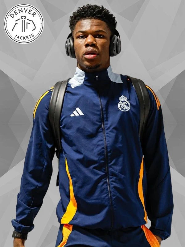 Adidas Real Madrid Presentation Jacket Blue