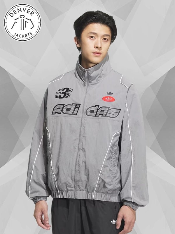 Adidas Valentine s Day Racing Jacket Grey