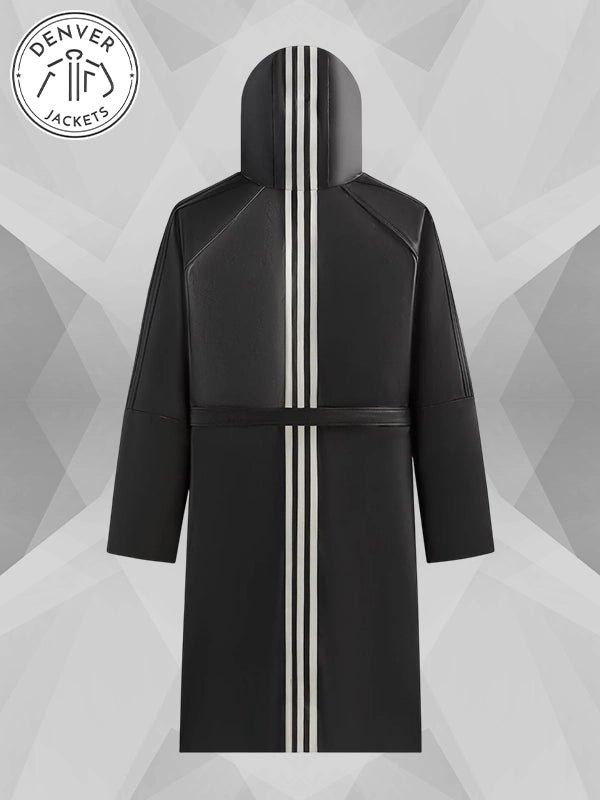 Adidas x Kith Leather Coat Black