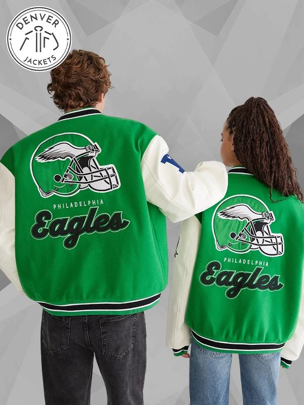 Aeropostale Eagles Varsity Jacket Jacket