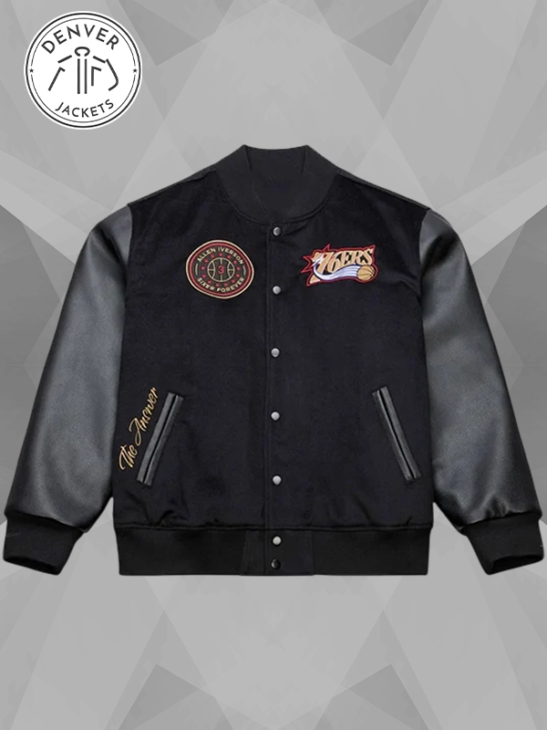 Allen Iverson 76ers x Mitchell & Ness Varsity Jacket