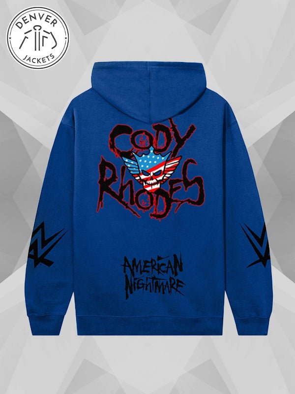 Anti Social Social Club x WWE American Nightmare Hoodie Blue
