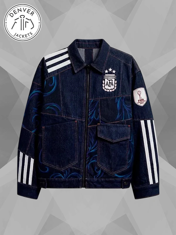 Argentina World Cup Denim Sports Jacket