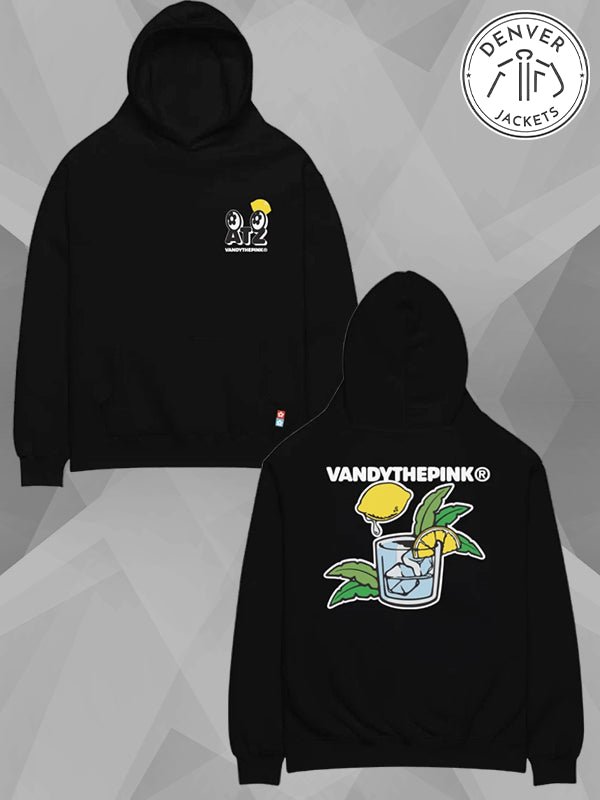 Ateez X Vandi The Pink Hoodie Black