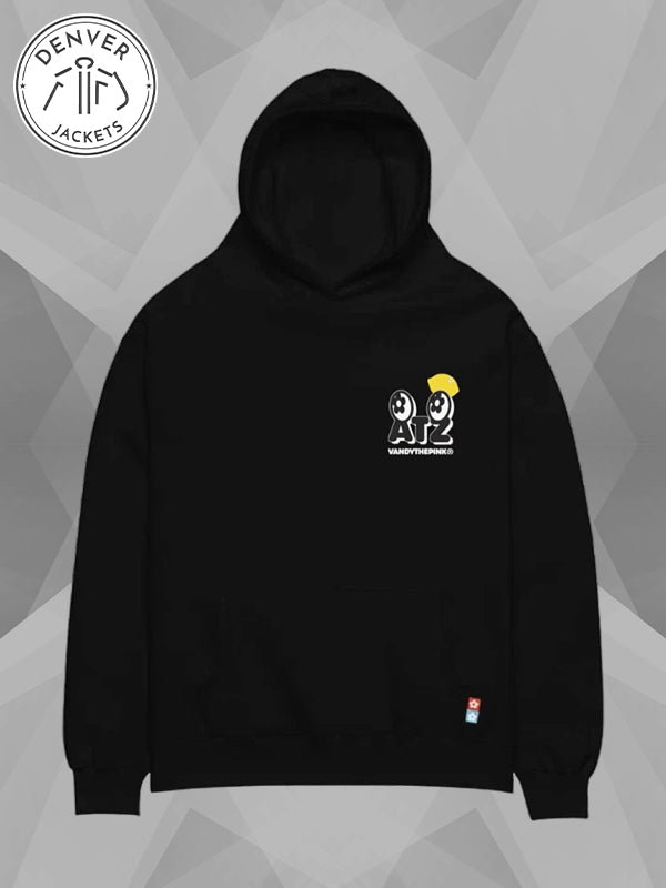 Ateez X Vandi The Pink lemon Drop Black Hoodie