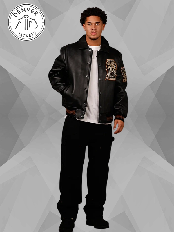 Avirex Twin Dragon Leather Jacket