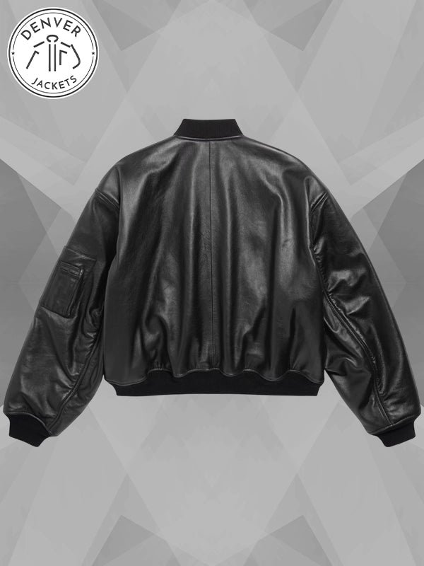 Balenciaga x Automobili Lamborghini Oversized Bomber Jacket Black
