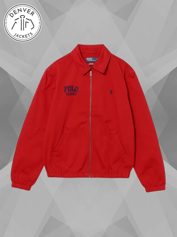 Beams Polo Bayport Windbreaker Jacket Red
