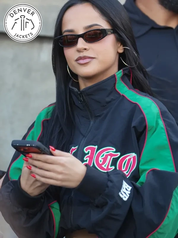 Becky G Cropped Mexico Jacket