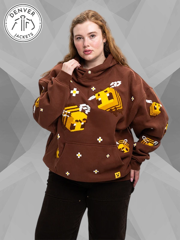 Bee Minecraft Hoodie Very Cool