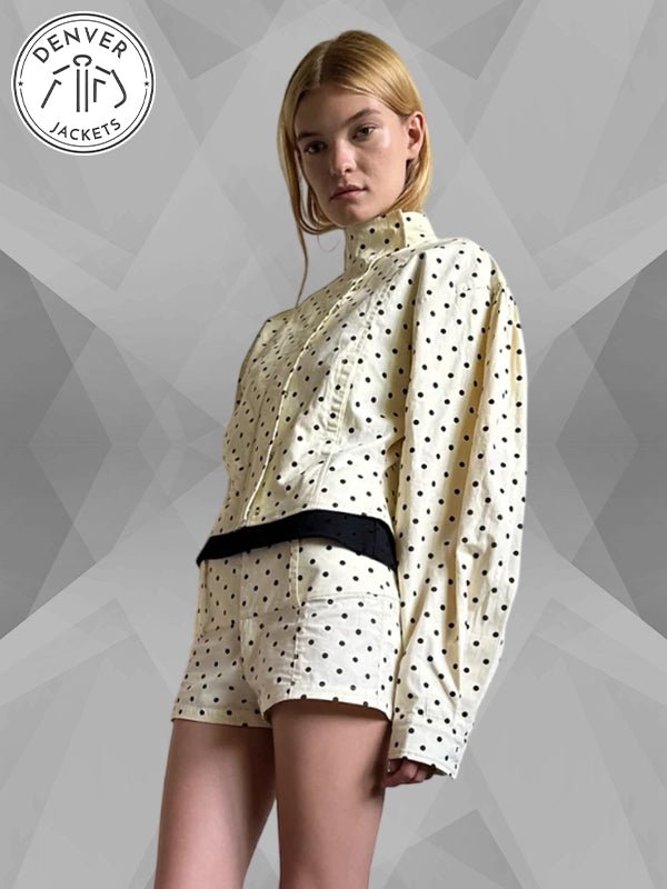 Belle The Label Polka Dot Jacket White