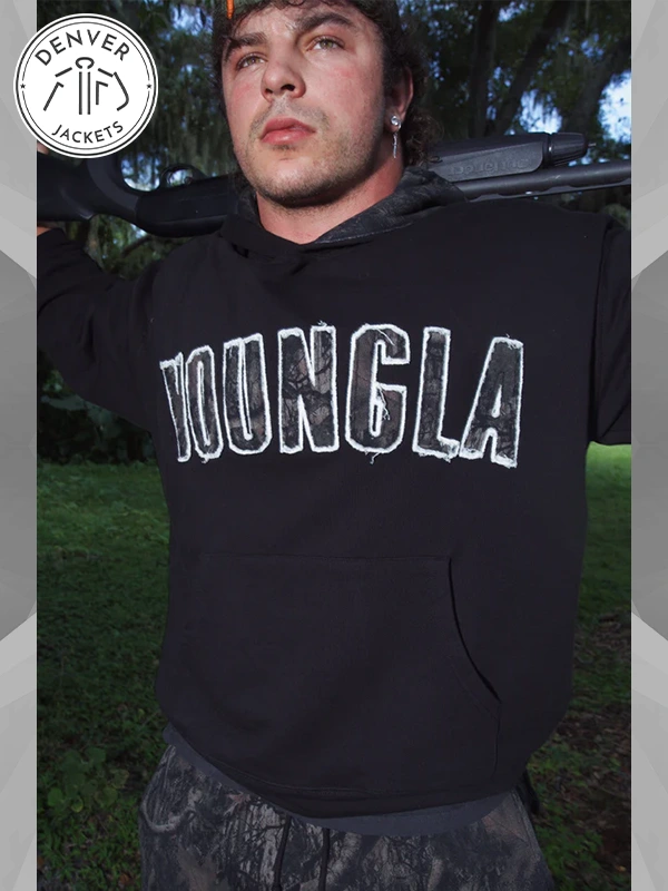 Black Youngla Hoodie Camo