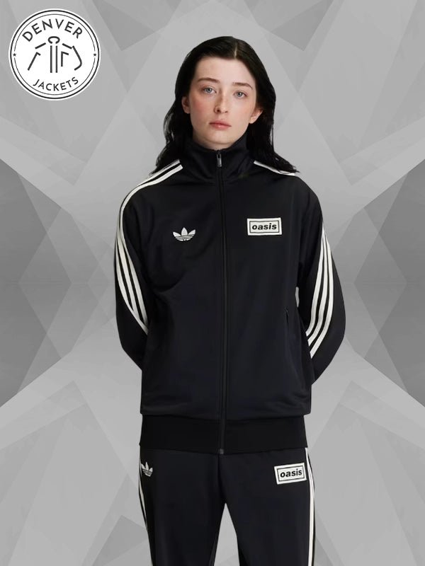 Black Adidas x Oasis Tour Track Jacket