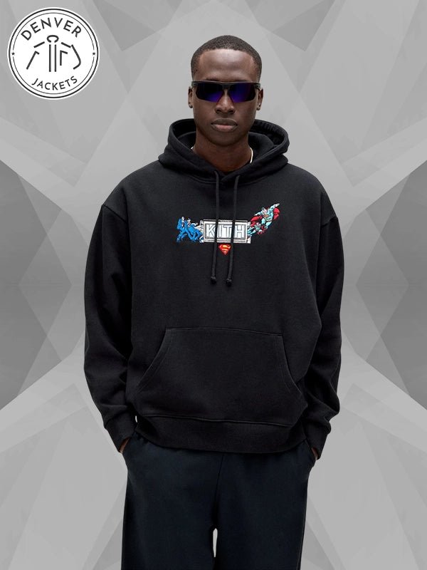 Black Kith x Superman Kith Booth Nelson Hoodie