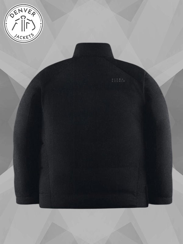 Black Puffer Hyperdown Jacket Sitka Studio